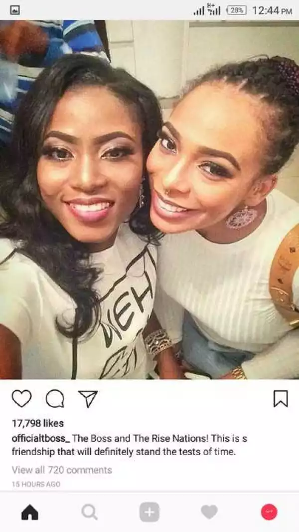 " My Friendship With Debie-Rise Will Stand The Test Of Time ": Former BBNaija Housemate, Tboss (Photo)